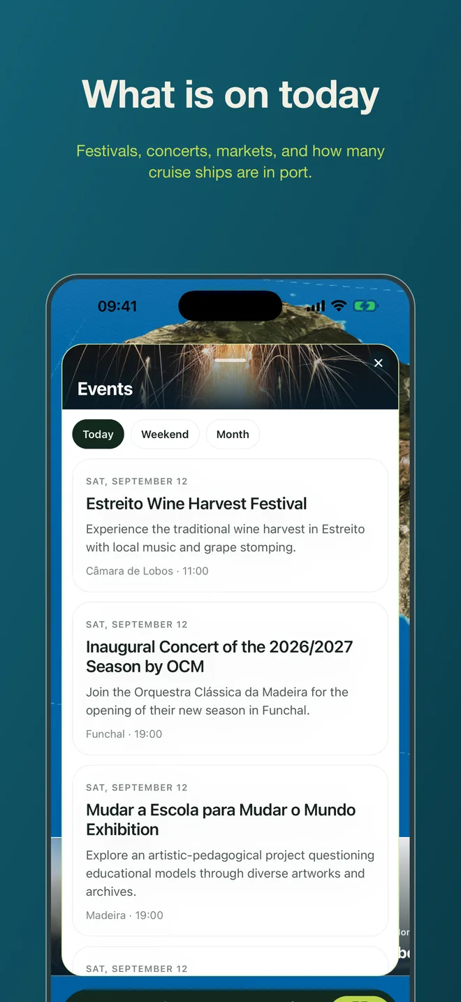Screens from the app 7